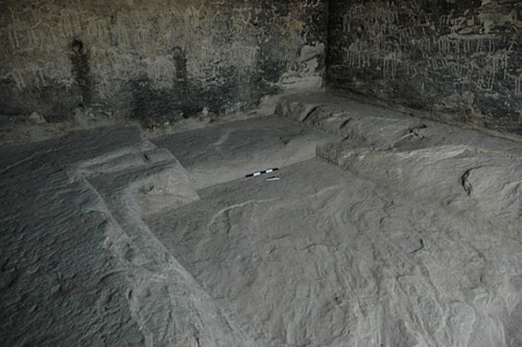 View of the interior of the Aslah triclinium (photo: L. Gorgerat)