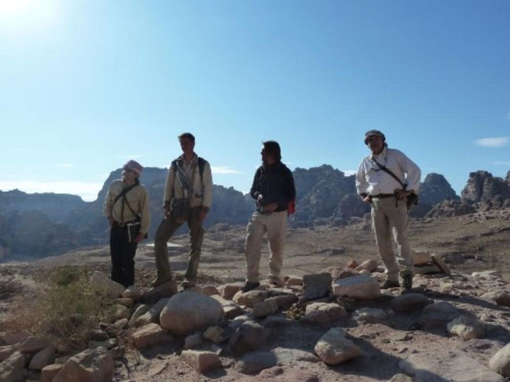 Fig. 71: Bernhard Kolb, Will Kennedy, Guido Teltsch and Zbigniew Fiema on top of the NEPP area.