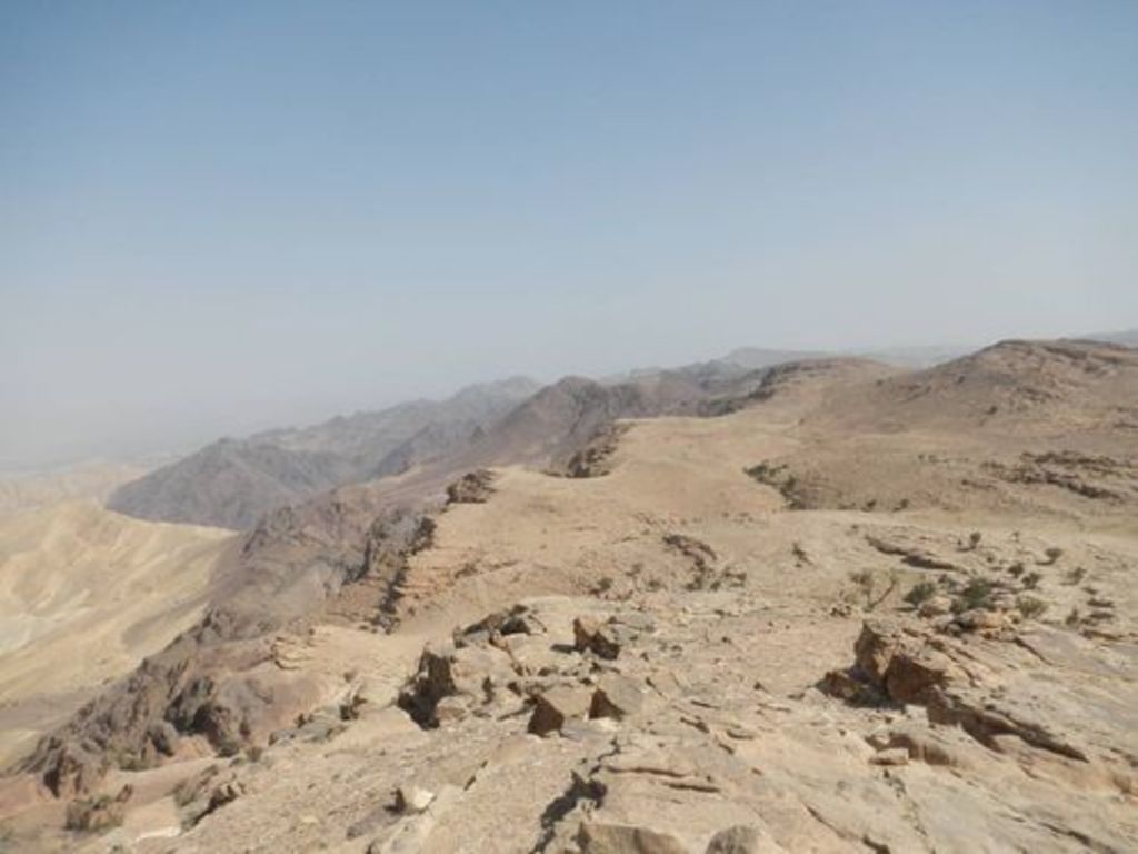 Fig. 81: Part of the splendid view from Jabal Qaroun.