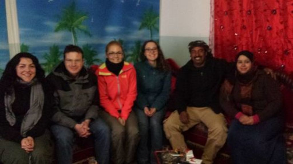 Fig. 4: Polly Agoridou, Raphael Eser, Laura Weis, Sophie Horacek, Suleiman Mohammed, Aziza Suleiman (from left to right)