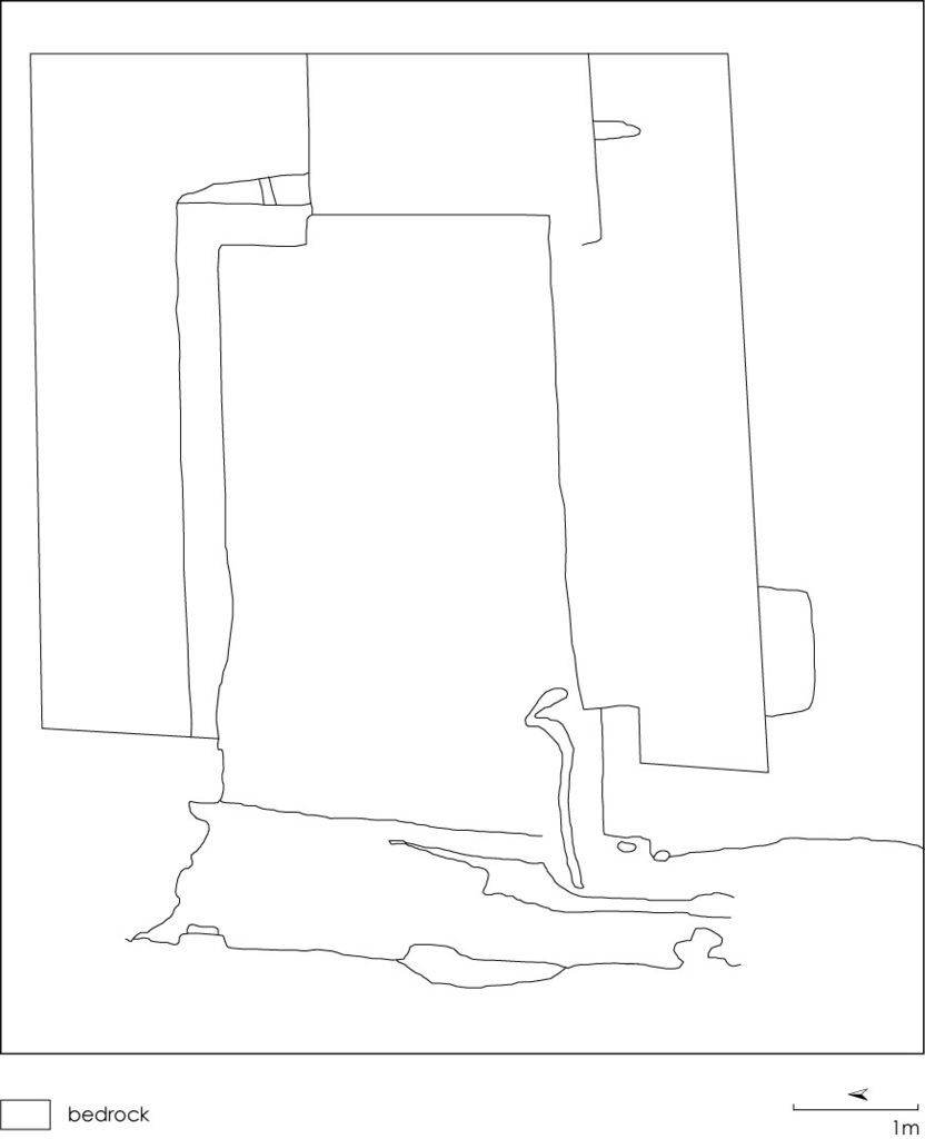 Fig. 3: Southern Terrace. Triclinium of Aslah (drawing: Th. Kabs and L. Gorgerat)