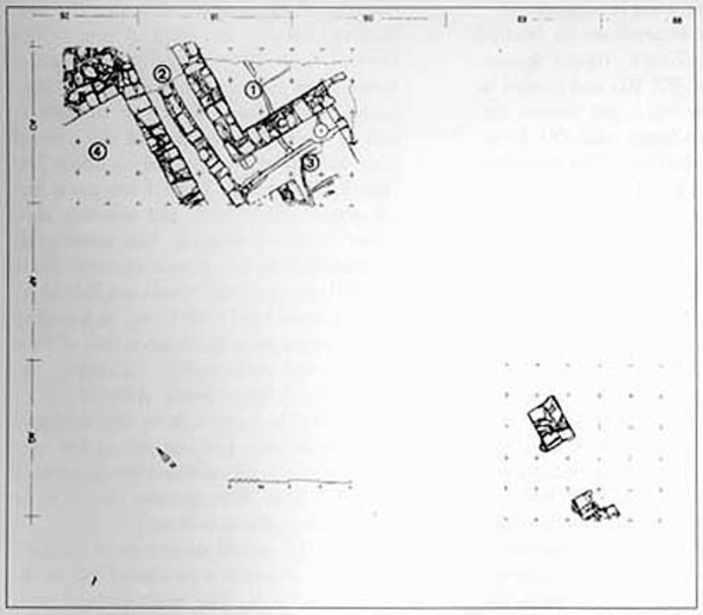 Fig. 2: EZ IV. Top plan of soundings 1 and 2 (drawing: B. Kolb)