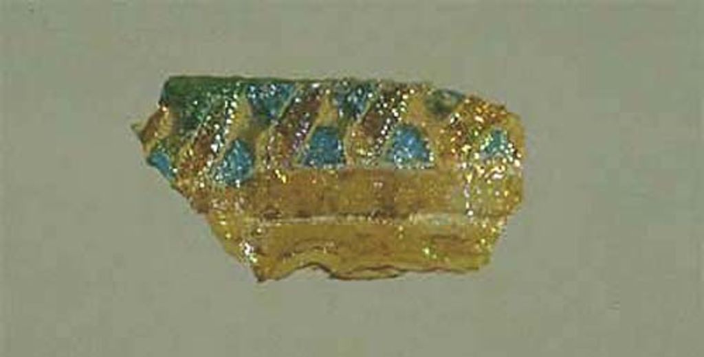 Fig. 17: Front of mosaic glass Nr. 3 (photo: D. Keller)