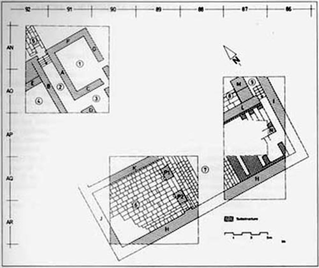 Fig. 2: EZ IV. Schematic plan of the structures (drawing: B. Kolb)