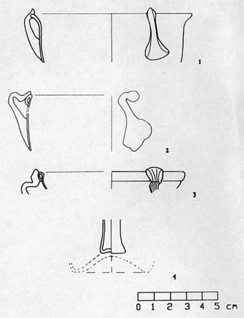 Fig. 15: EZ I/IV. late Roman glass lamps (drawings: D. Keller)