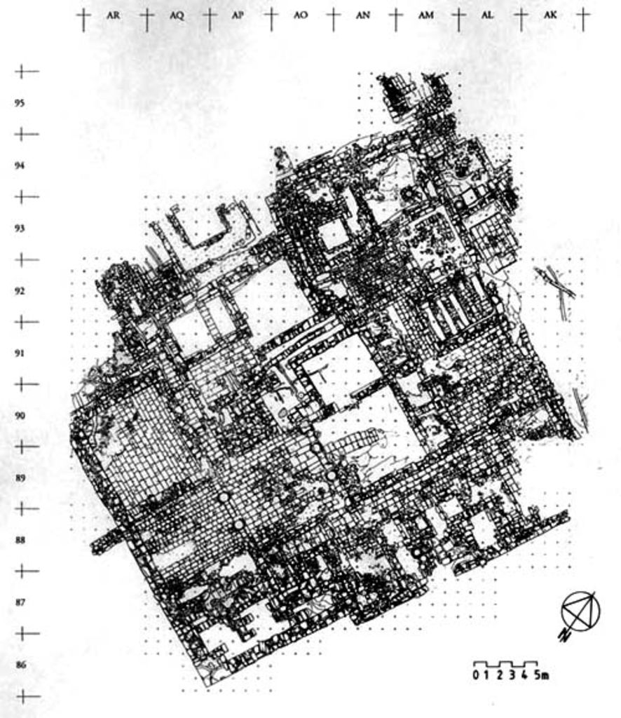 Fig. 1: EZ IV. Top plan (drawing: A.-C. Escher, A. Naef, B. Kolb)