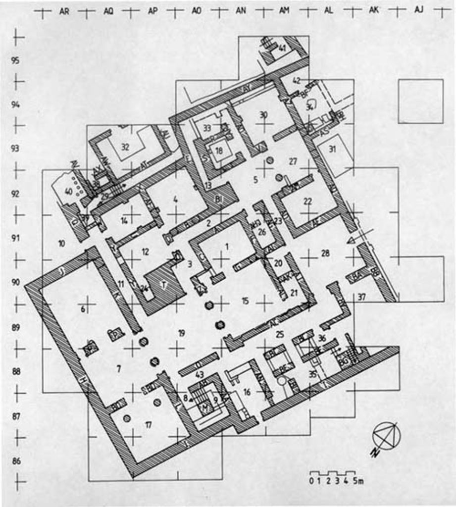 Fig. 2: EZ IV. Schematic plan (drawing: B. Kolb)