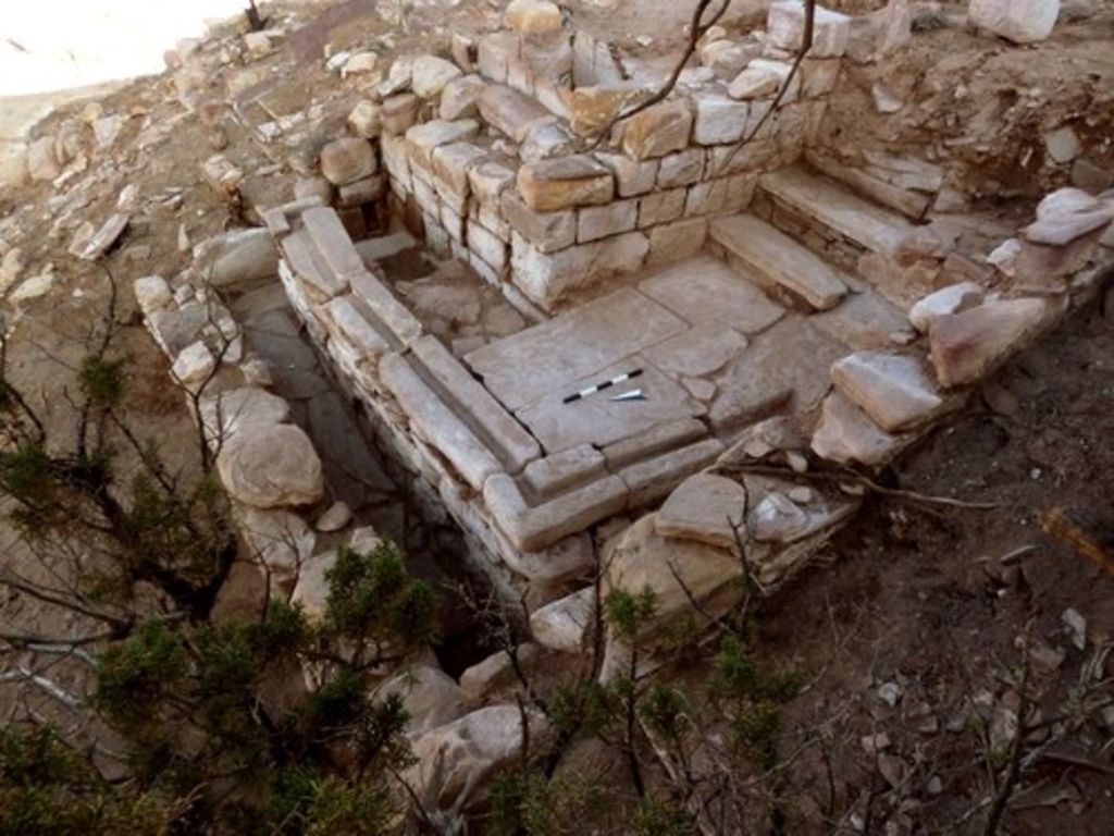 Fig. 21: Umm al-Biyara, ST 20. Last room of the complex, presumably a toilet (photo: S. G. Schmid)