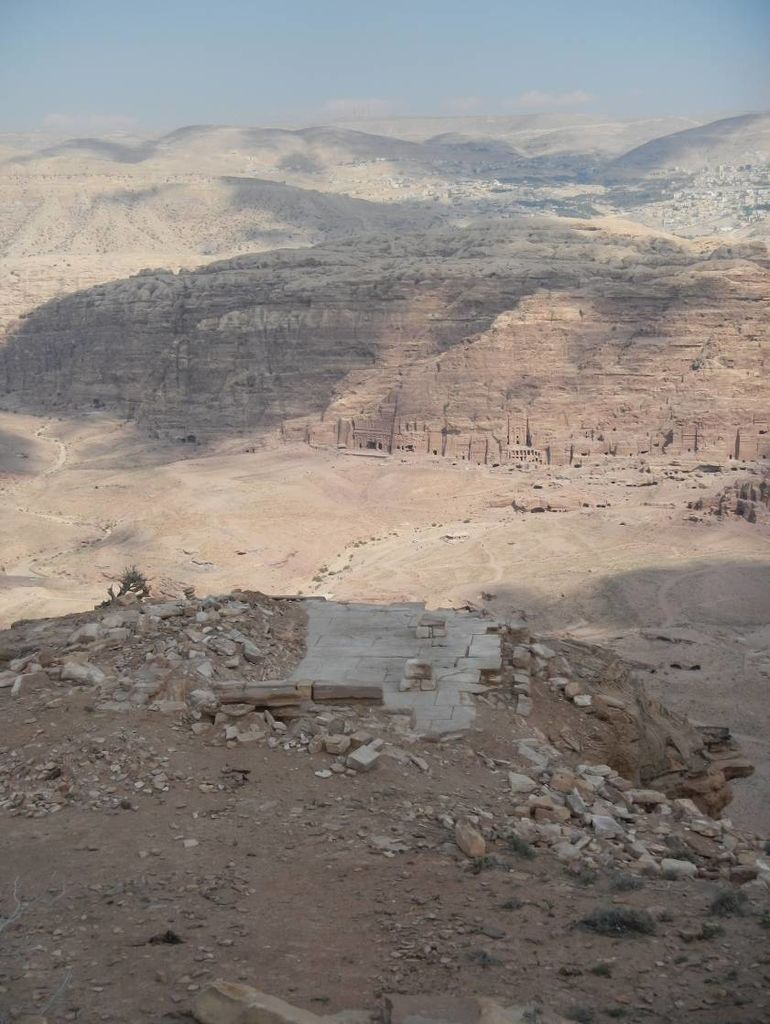 Fig. 8: ST 26 overlooking the city of Petra and Wadi Mousa, view from W (photo: S. G. Schmid)