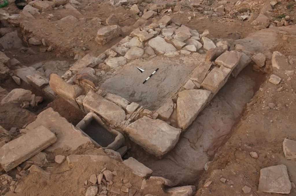 Fig. 11: ST 20, water tank with adjacent small basin, view from SW (photo: S. G. Schmid)