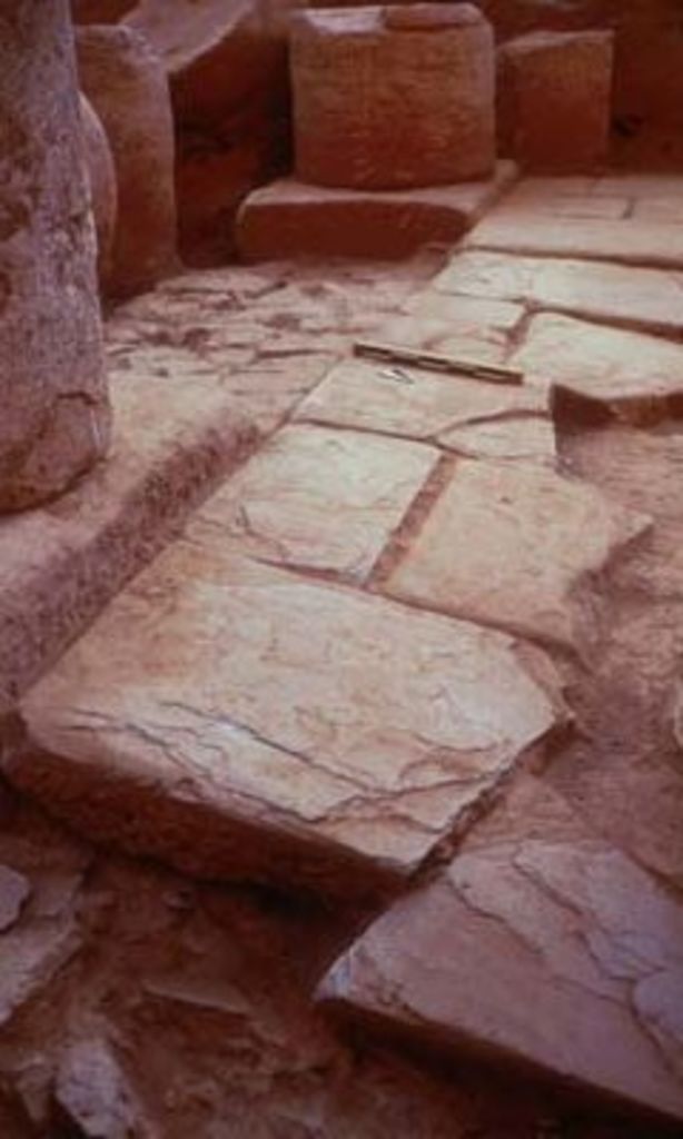 Fig. 7: Floor slabs in trench 2 (photo: S. G. Schmid)