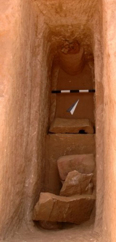 Fig. 15: Tomb 11 with modern looting evidence (photo: S. G. Schmid)