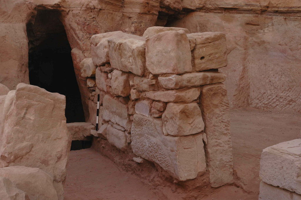 Fig. 11: Wadi Farasa East, Medieval wall (photo: S. G. Schmid)