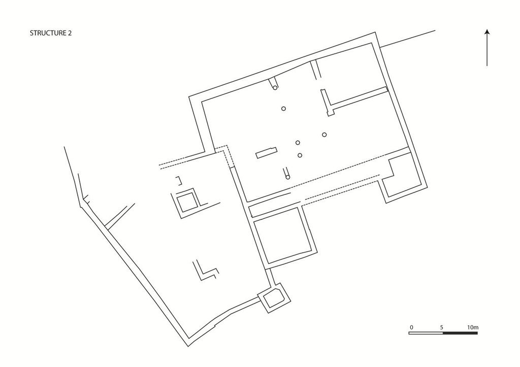 Fig. 12: Overall plan of structure 2 (plan: M. Holappa and J. Falkenberg)