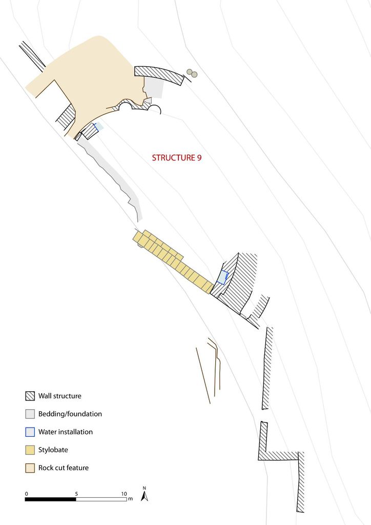 Fig. 7: Overall plan of Structure 9 (plan: M. Holappa and J. Falkenberg)