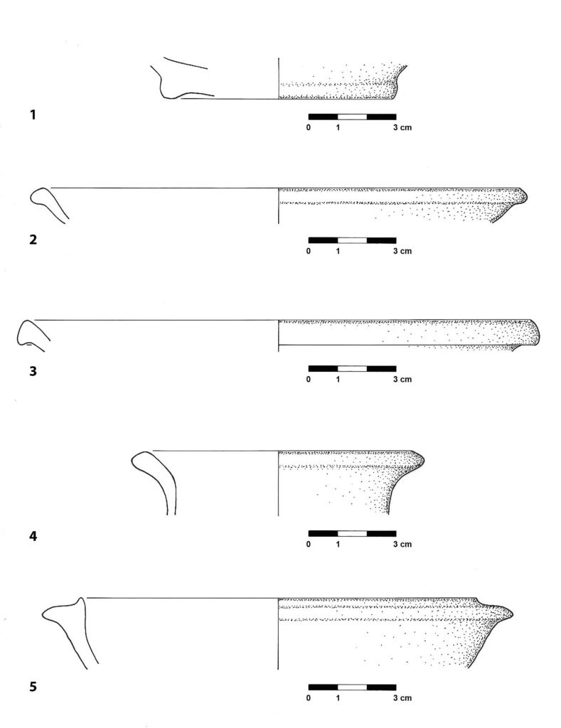 Fig. 9: Fragments de céramiques provenant de la ST 12 (dessin: S. G. Schmid)