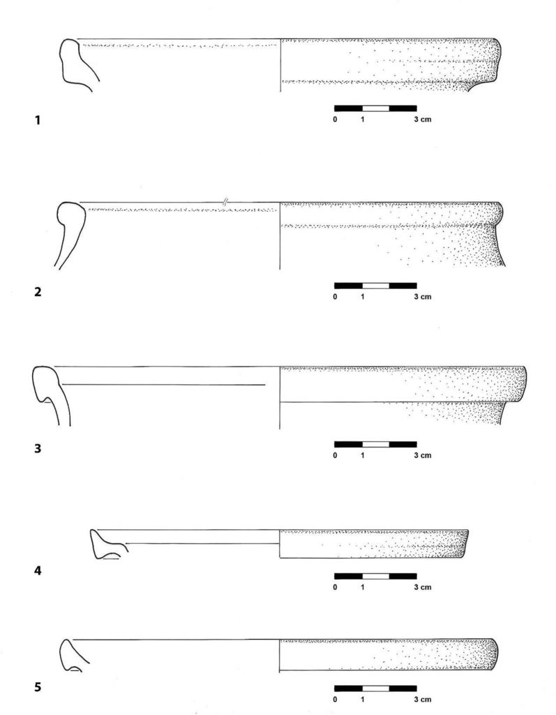 Fig. 10: Fragments de céramiques provenant de la ST 19 (dessin: S. G. Schmid)