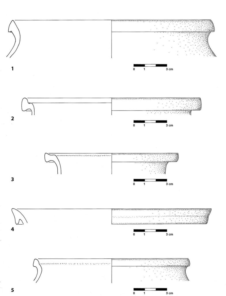 Fig. 11: Fragments de céramiques provenant de la ST 19 (dessin: S. G. Schmid)