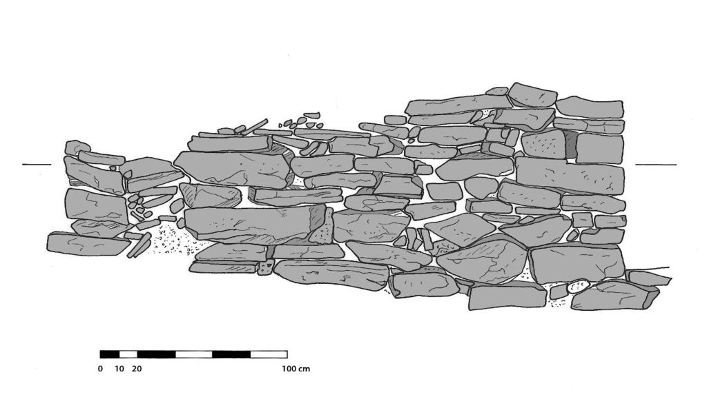 Fig. 23: Structure ST 12, mur W 13 (dessin: A. Lafournère, S. G. Schmid)