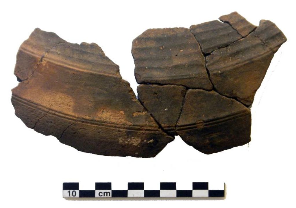 Fig. 35 : Fragments de céramiques diagnostiques de l’UF 21 (photo : S. G. Schmid)